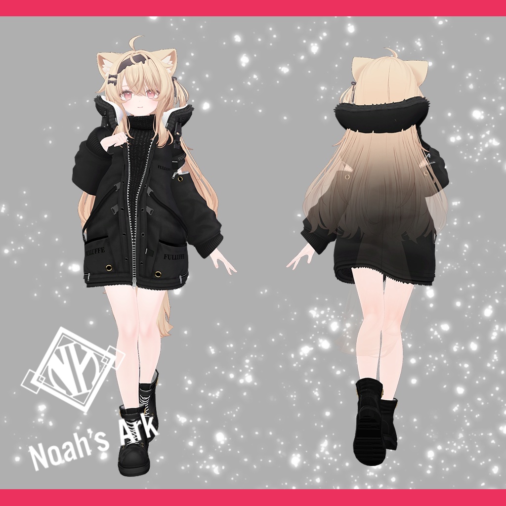 「エク」専用【3D衣装モデル】Fulluffe(フルッフェ)