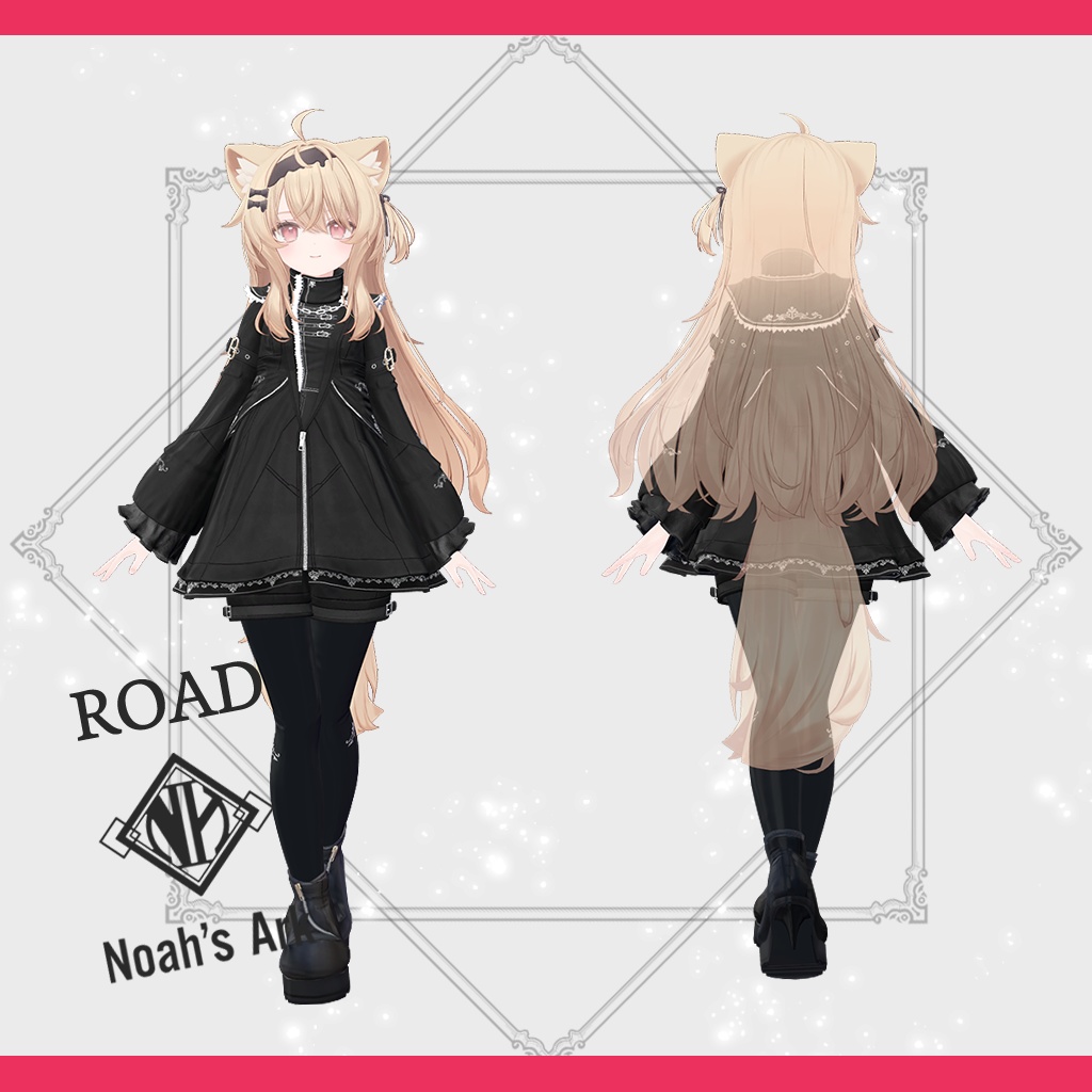 「エク」専用【3D衣装モデル】Road(ロード)
