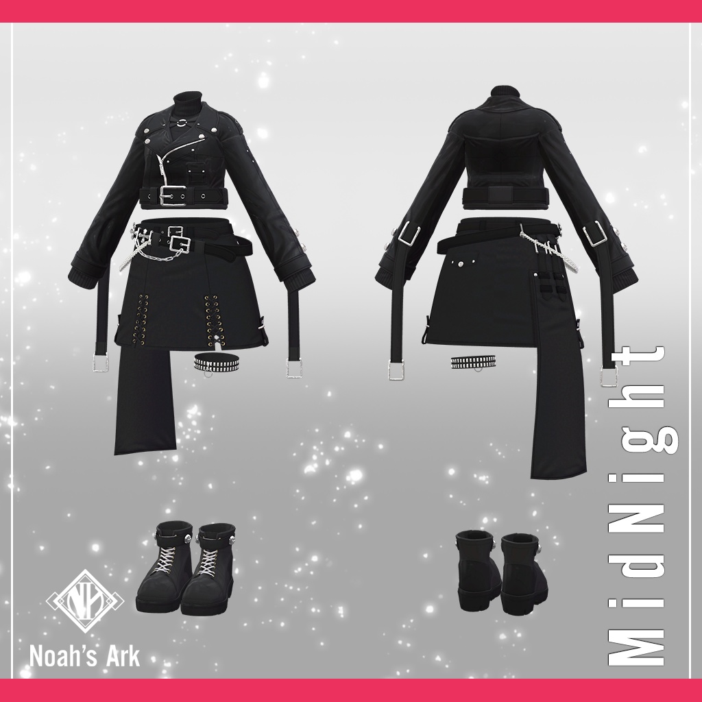 「マヌカ」専用【3D衣装モデル】ミッドナイト / MidNight