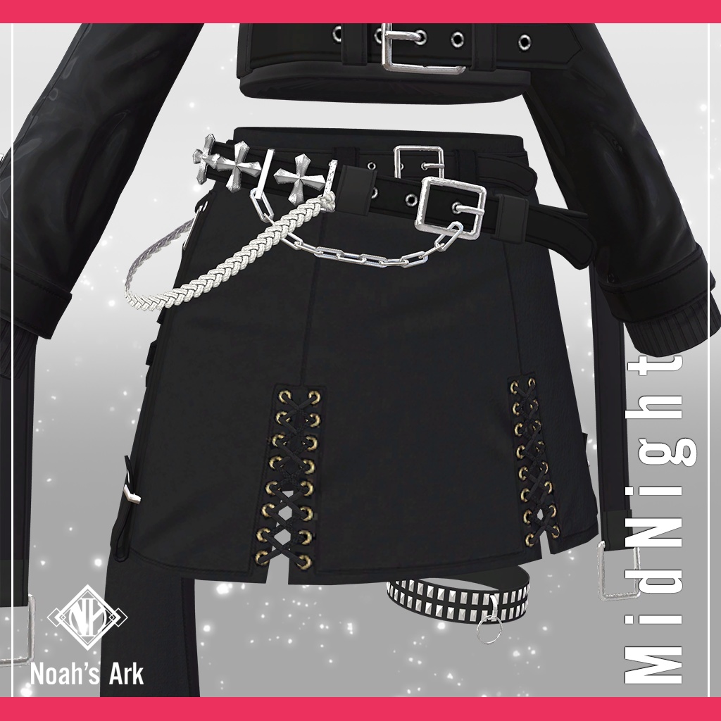 「マヌカ」専用【3D衣装モデル】ミッドナイト / MidNight