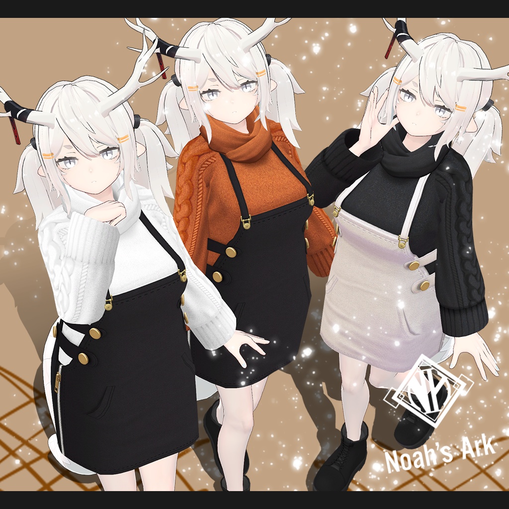 「龍のヨルちゃん」専用【3D衣装モデル】SALE PACKAGE