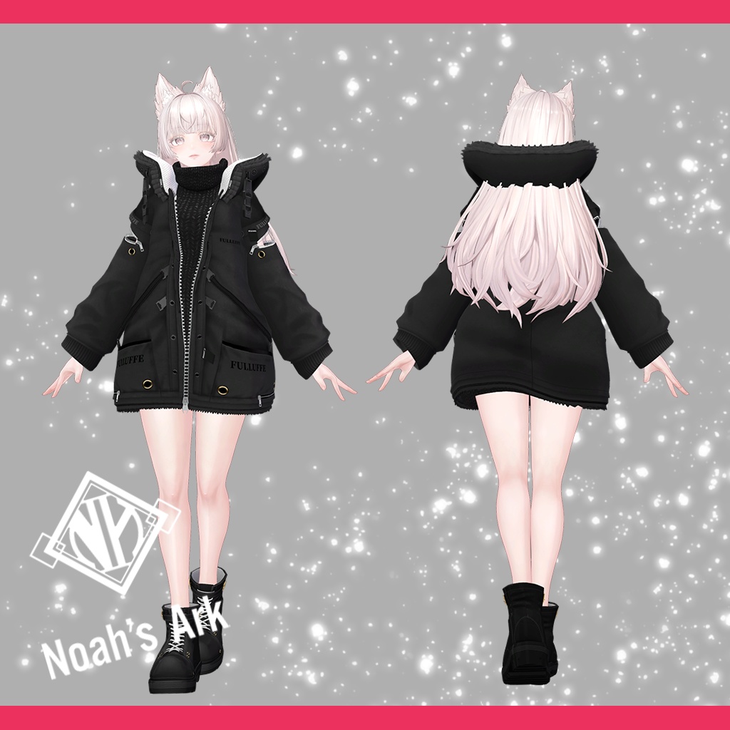 「ルミナ - LUMINA」専用【3D衣装モデル】Fulluffe(フルッフェ)