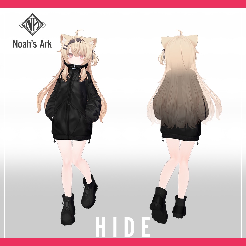 「エク」専用【3D衣装モデル】HIDE