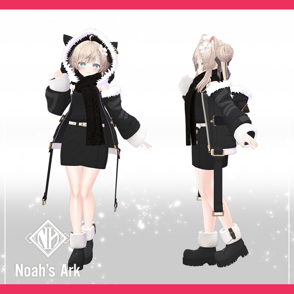 「マヌカ」専用【3D衣装モデル】きなこもち