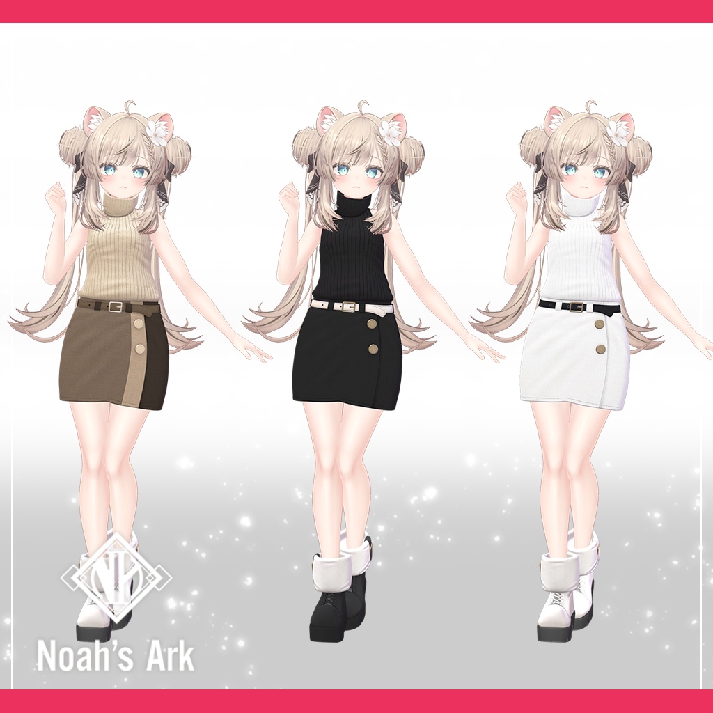 「マヌカ」専用【3D衣装モデル】きなこもち