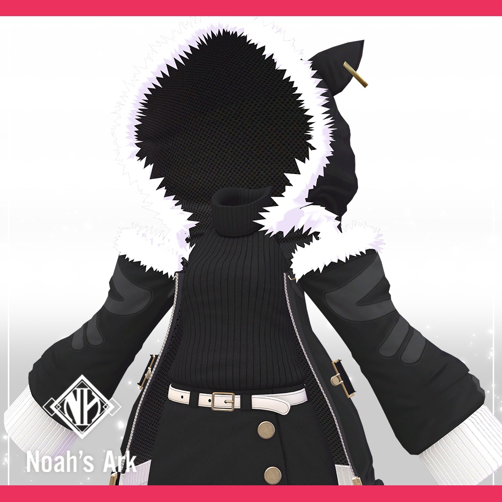 「ルルネ」専用【3D衣装モデル】きなこもち