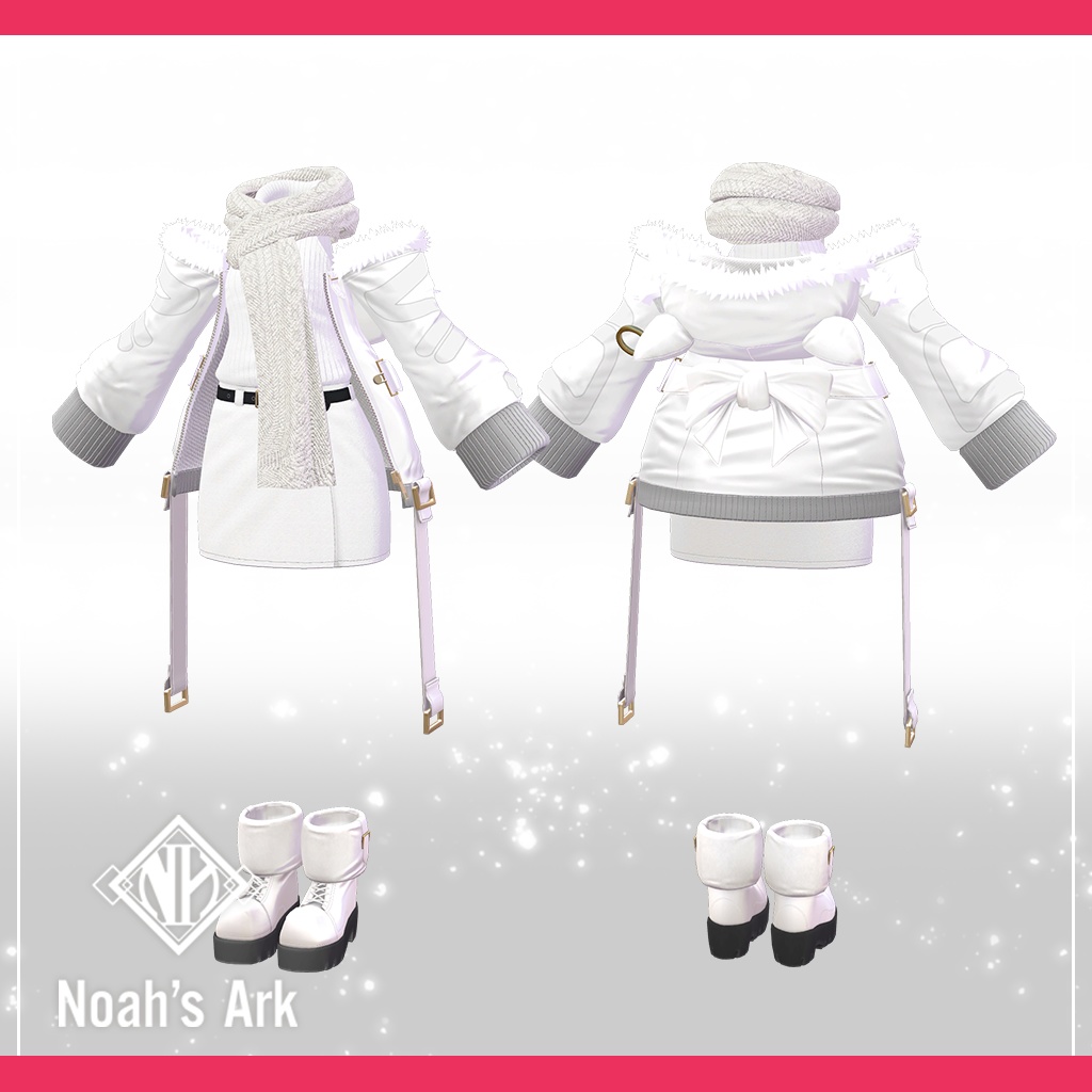 「ルルネ」専用【3D衣装モデル】きなこもち