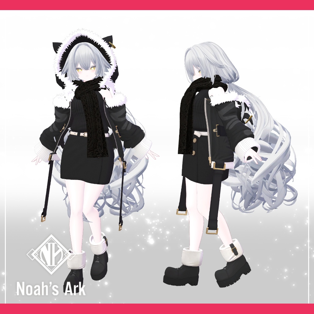 「ルルネ」専用【3D衣装モデル】きなこもち