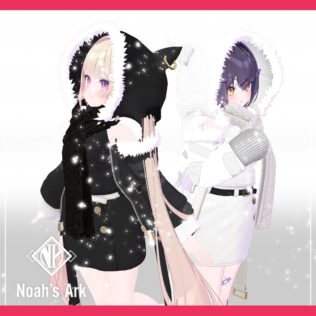 「シフォン-Chiffon-」「ショコラ-Chocolat-」【3D衣装モデル】きなこもち