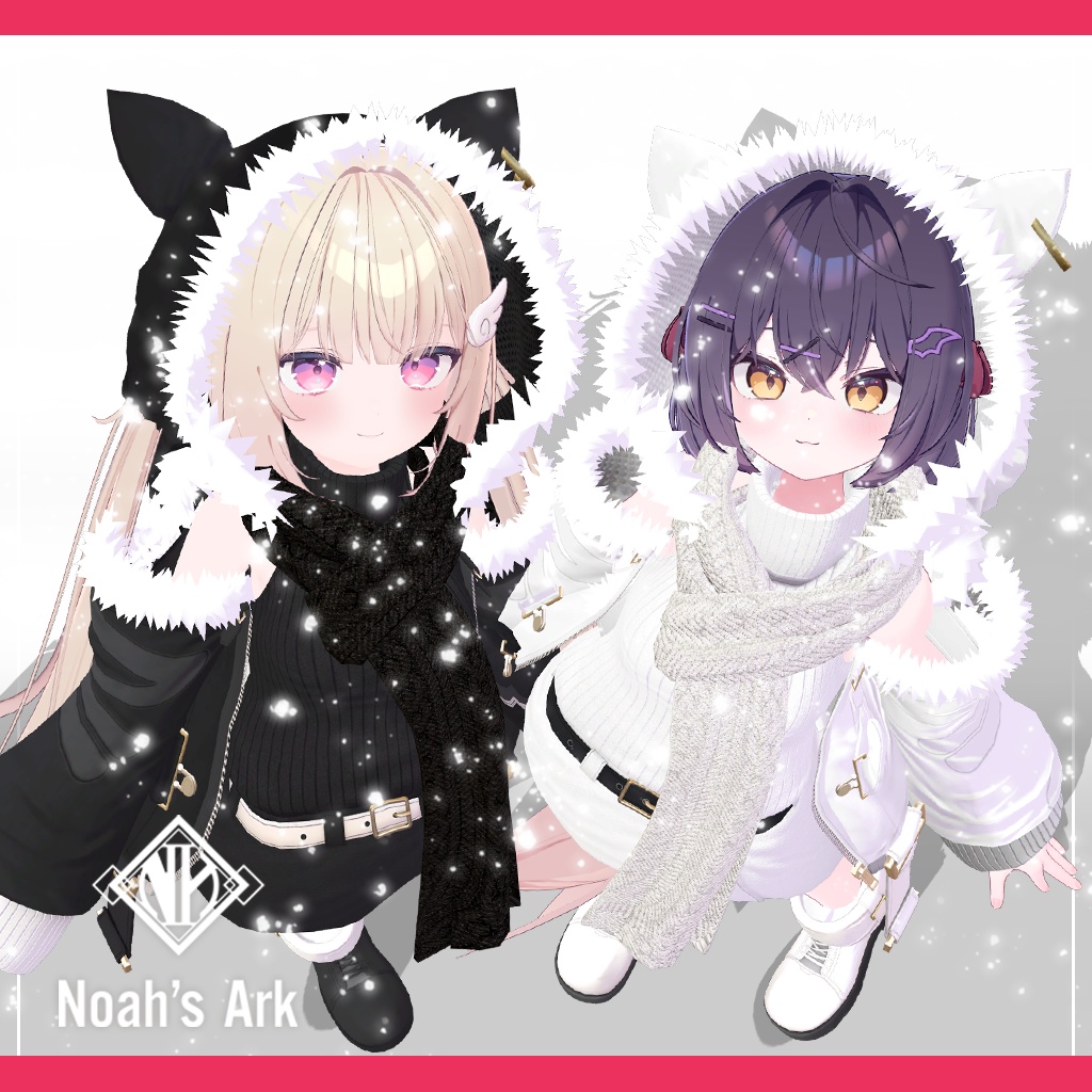 「シフォン-Chiffon-」「ショコラ-Chocolat-」【3D衣装モデル】きなこもち