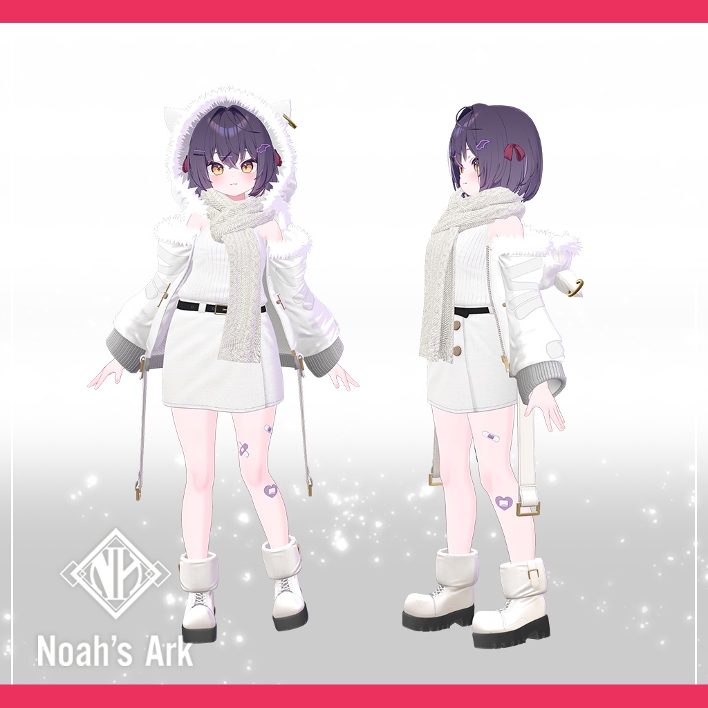 「シフォン-Chiffon-」「ショコラ-Chocolat-」【3D衣装モデル】きなこもち