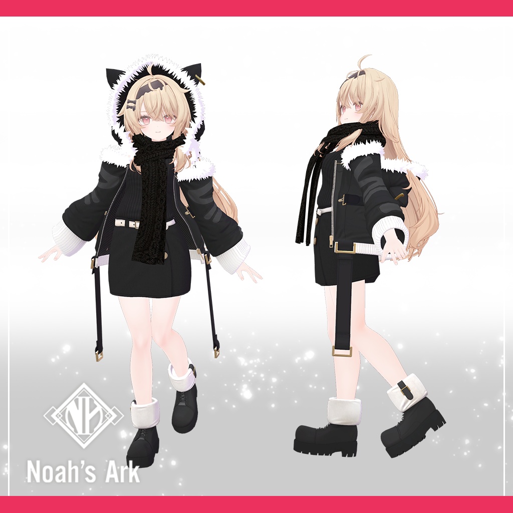 「エク」専用【3D衣装モデル】きなこもち