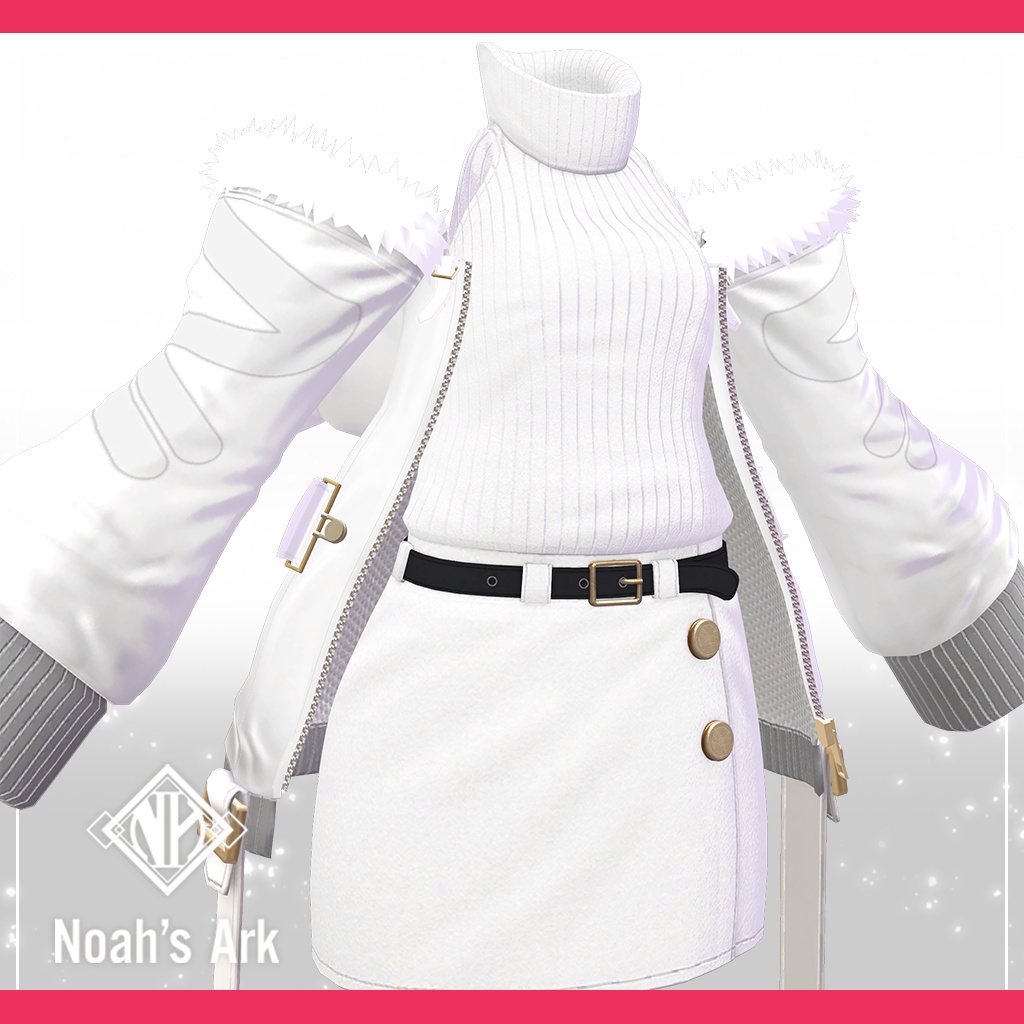 「エク」専用【3D衣装モデル】きなこもち