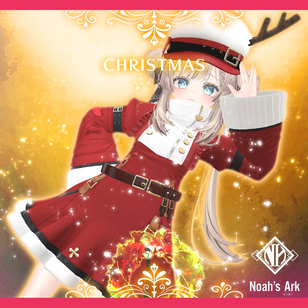 「マヌカ」専用【3D衣装モデル】キャンディスCHRISTMAS