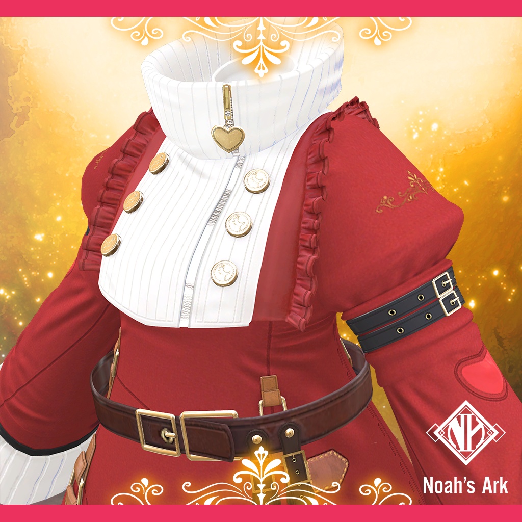 「ナナセ・ノワール」専用【3D衣装モデル】キャンディスCHRISTMAS