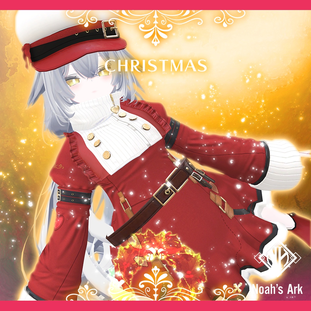 「ルルネ」専用【3D衣装モデル】キャンディスCHRISTMAS