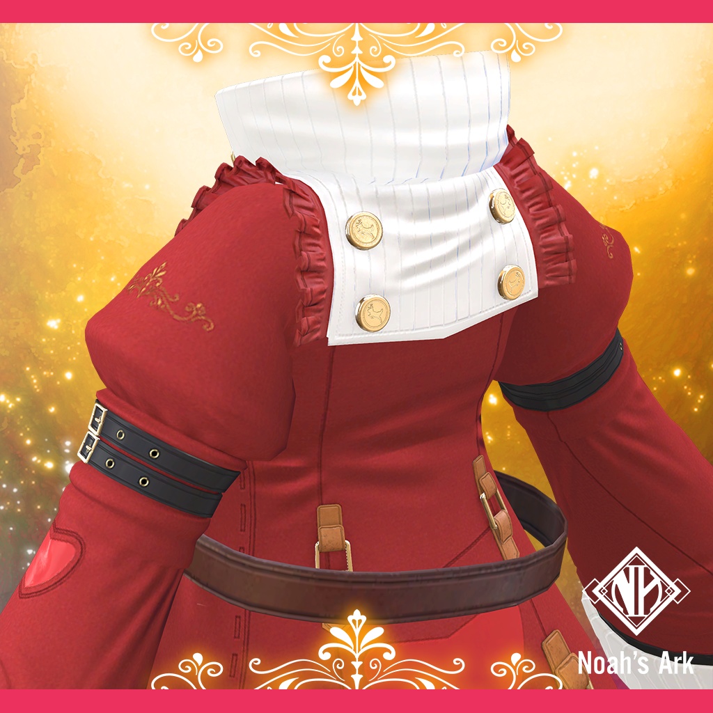 「ルルネ」専用【3D衣装モデル】キャンディスCHRISTMAS