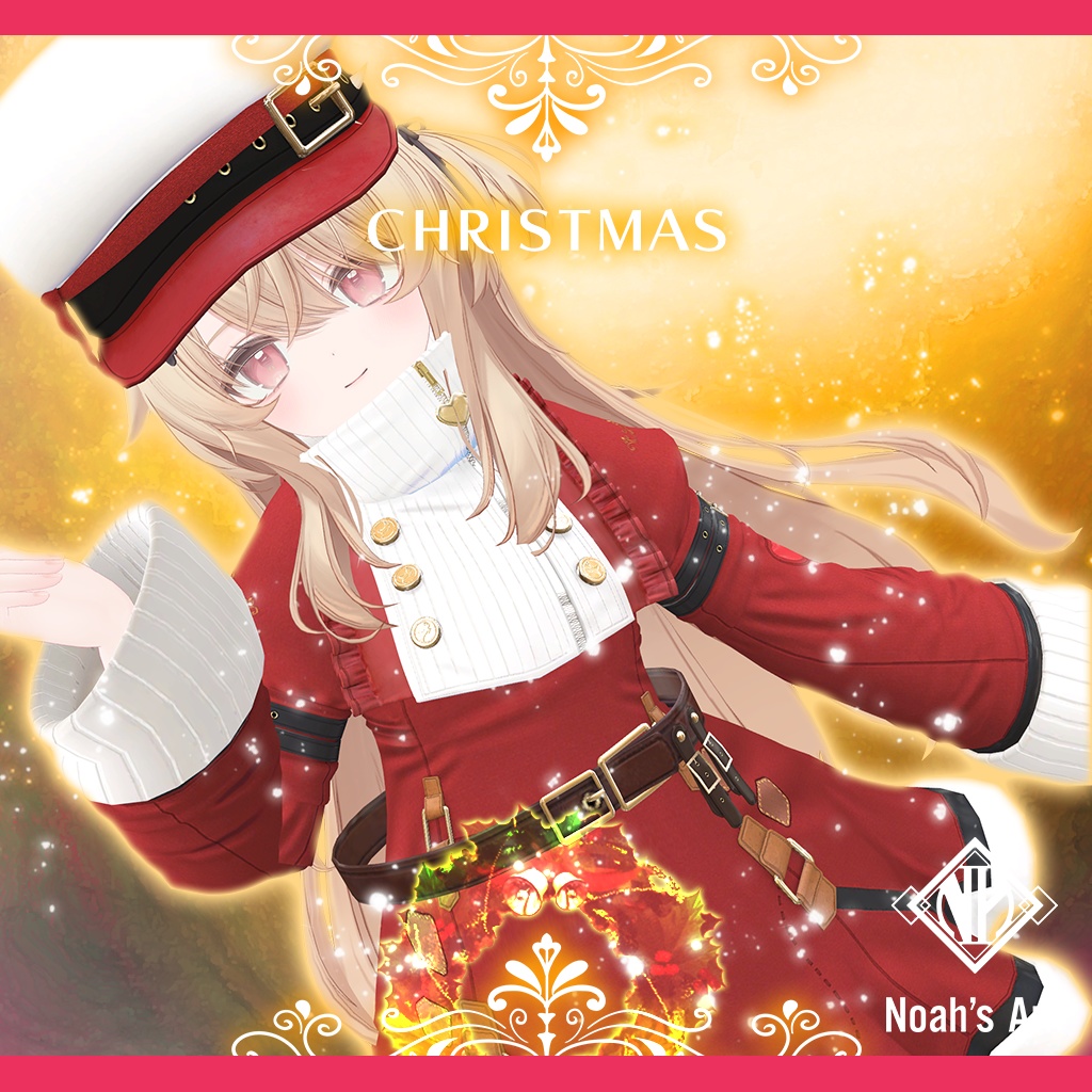 「エク」専用【3D衣装モデル】キャンディスCHRISTMAS