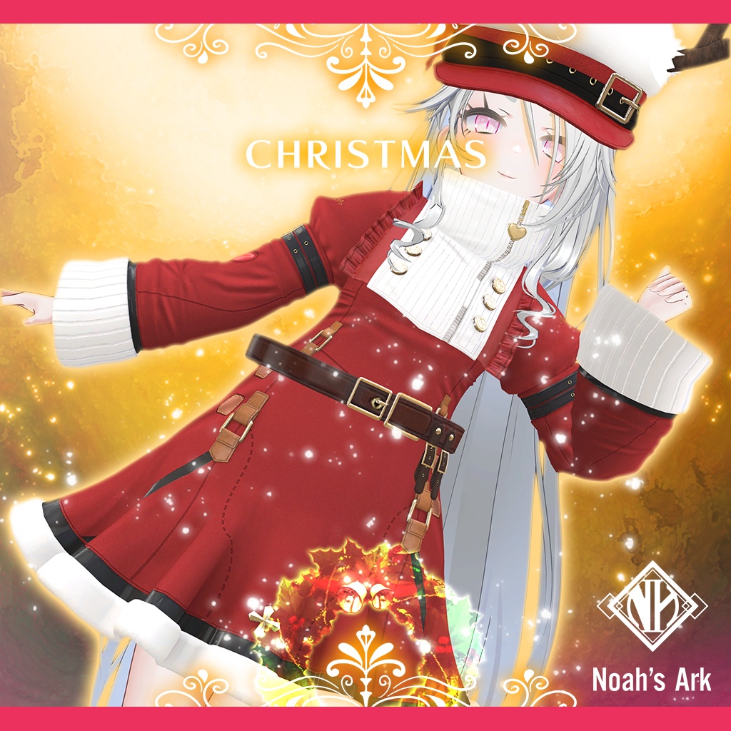 「ゾメちゃん」専用【3D衣装モデル】キャンディスCHRISTMAS