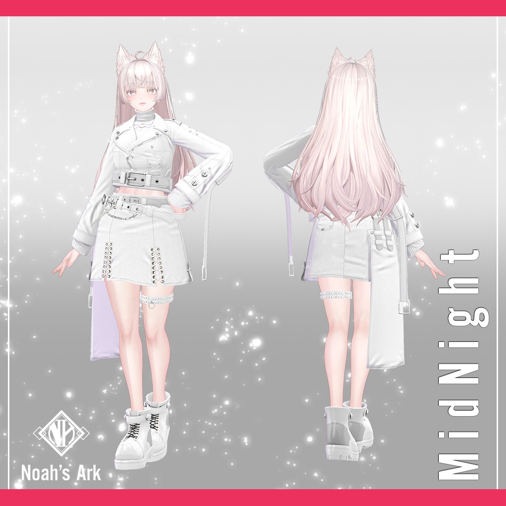 「ルミナ - LUMINA」専用【3D衣装モデル】ミッドナイト / MidNight