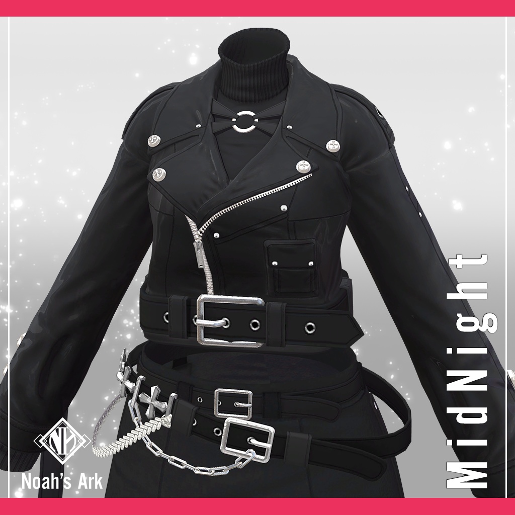 「ルミナ - LUMINA」専用【3D衣装モデル】ミッドナイト / MidNight