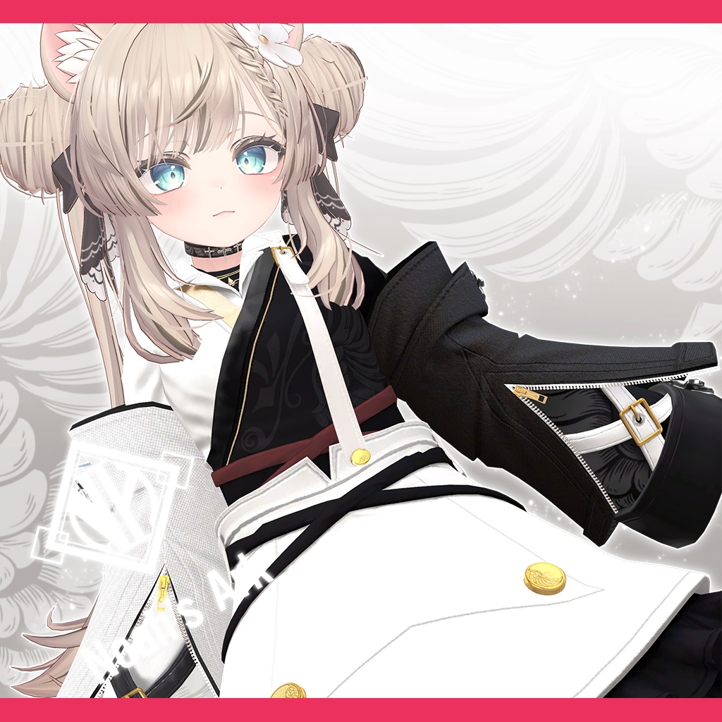 「マヌカ」専用【3D衣装モデル】クロムミズハ