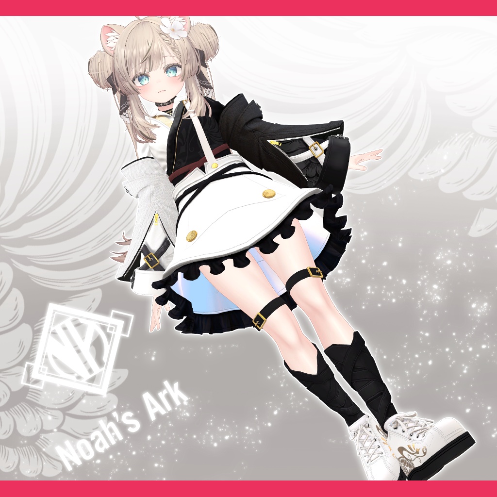 「マヌカ」専用【3D衣装モデル】クロムミズハ