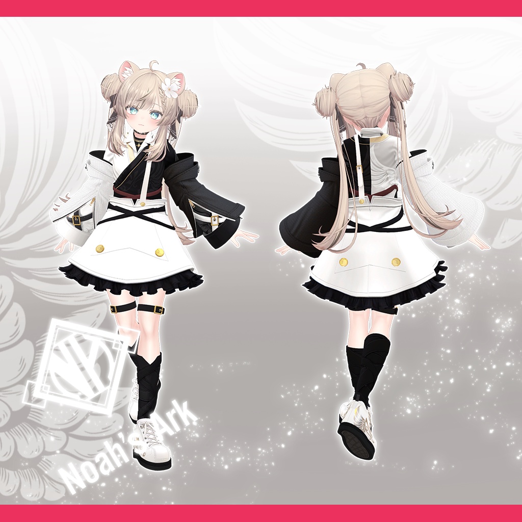 「マヌカ」専用【3D衣装モデル】クロムミズハ