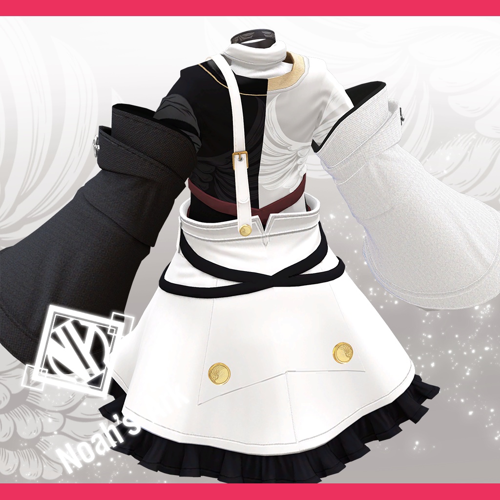 「マヌカ」専用【3D衣装モデル】クロムミズハ