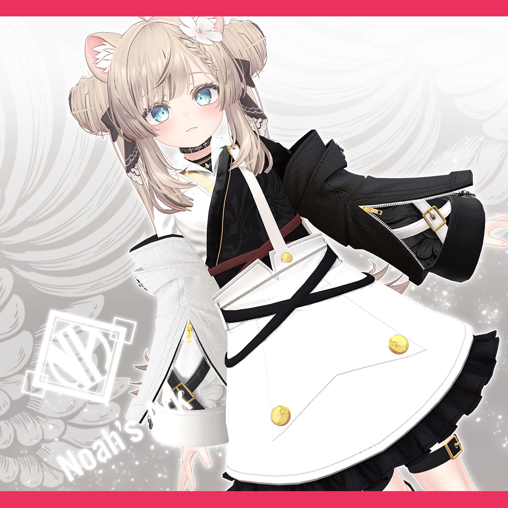 「マヌカ」専用【3D衣装モデル】クロムミズハ