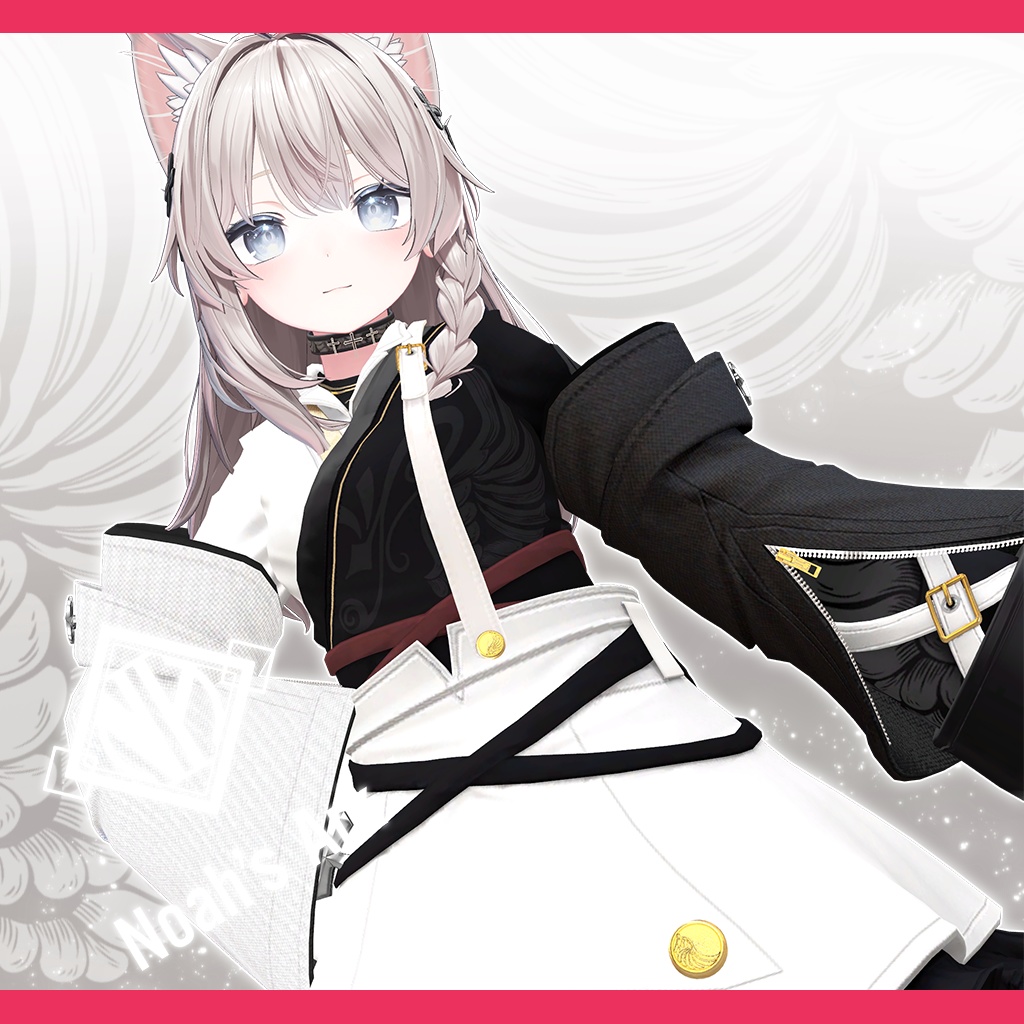 「しなの」専用【3D衣装モデル】クロムミズハ