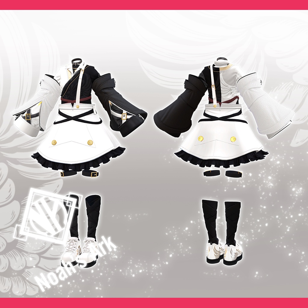 「しなの」専用【3D衣装モデル】クロムミズハ