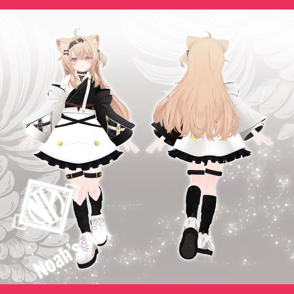 「エク」専用【3D衣装モデル】クロムミズハ