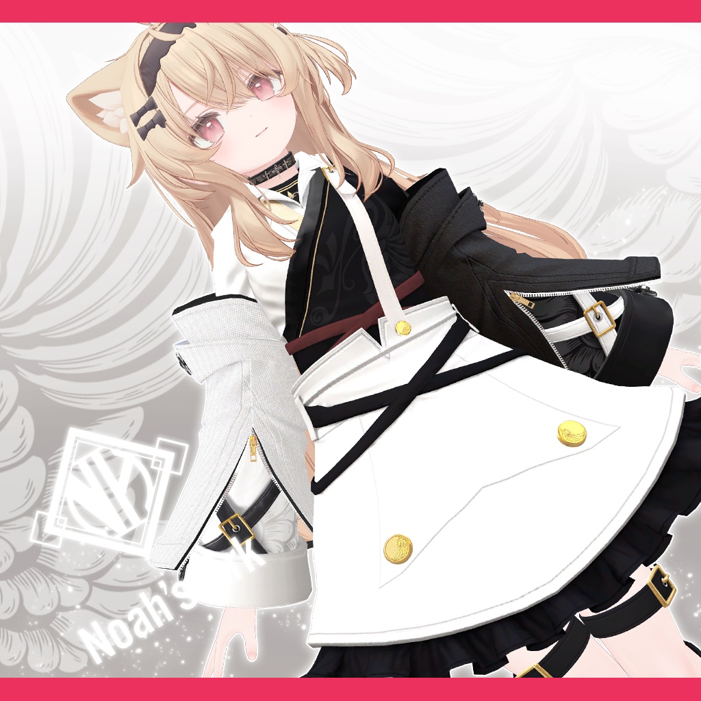 「エク」専用【3D衣装モデル】クロムミズハ