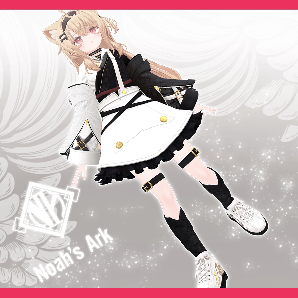 「エク」専用【3D衣装モデル】クロムミズハ