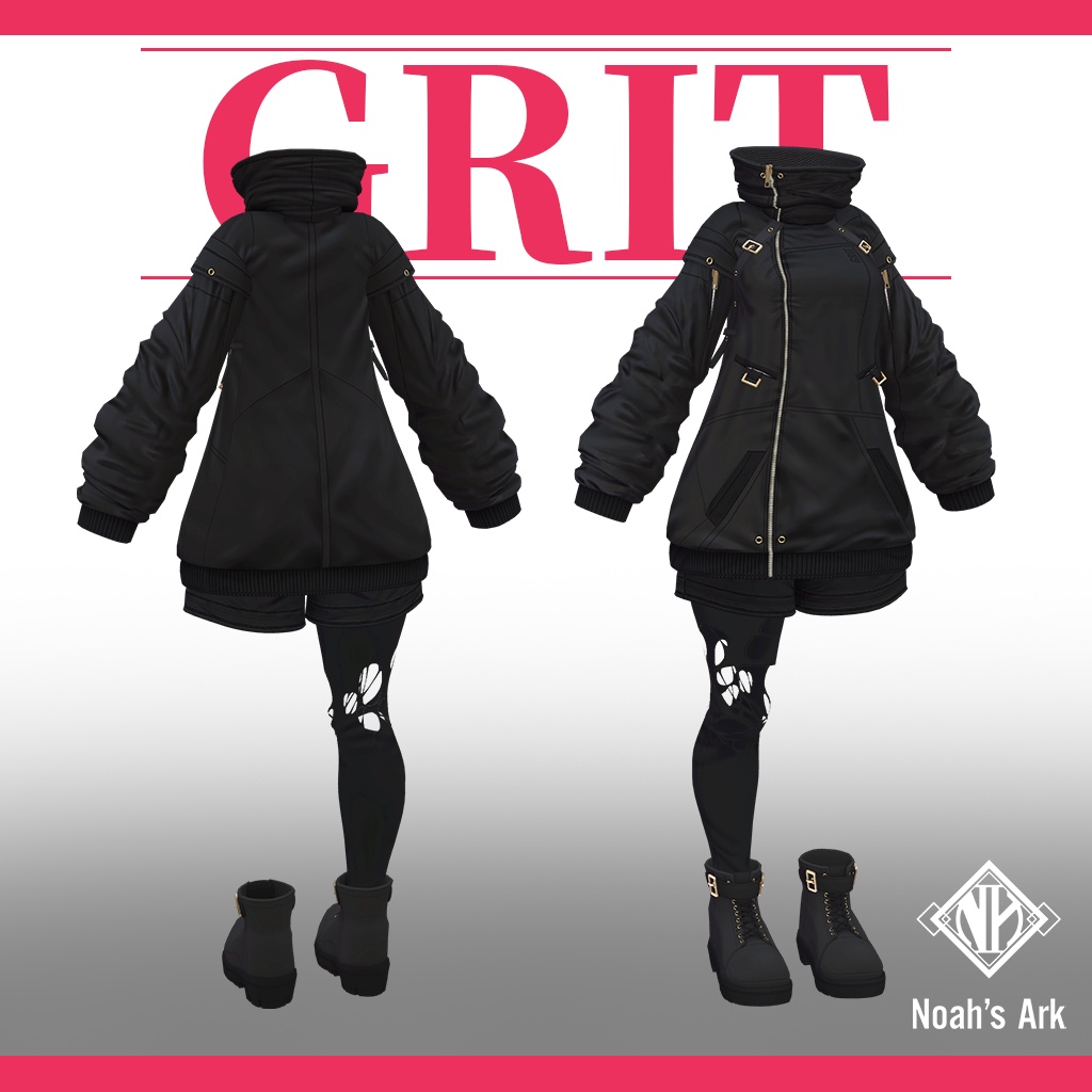 「ミルティナ」専用【3D衣装モデル】GRIT / グリット