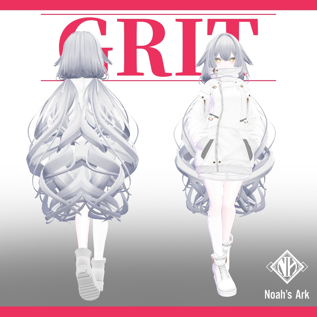 「ルルネ」専用【3D衣装モデル】GRIT / グリット