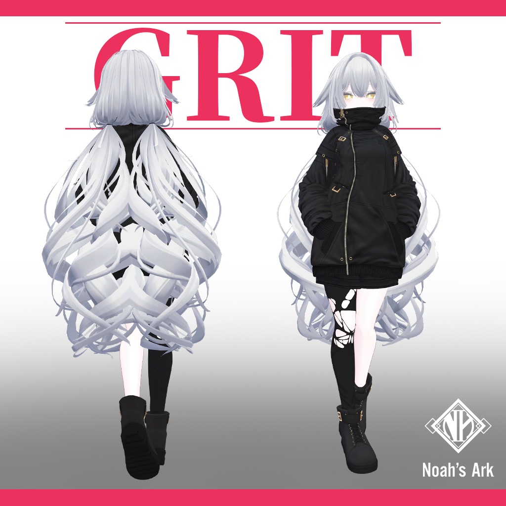 「ルルネ」専用【3D衣装モデル】GRIT / グリット