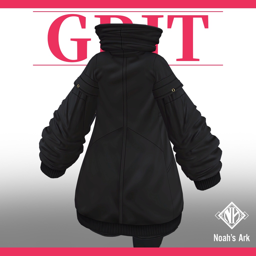 「シフォン-Chiffon-」「ショコラ-Chocolat-」「プラム -Plum-」専用【3D衣装モデル】GRIT / グリット