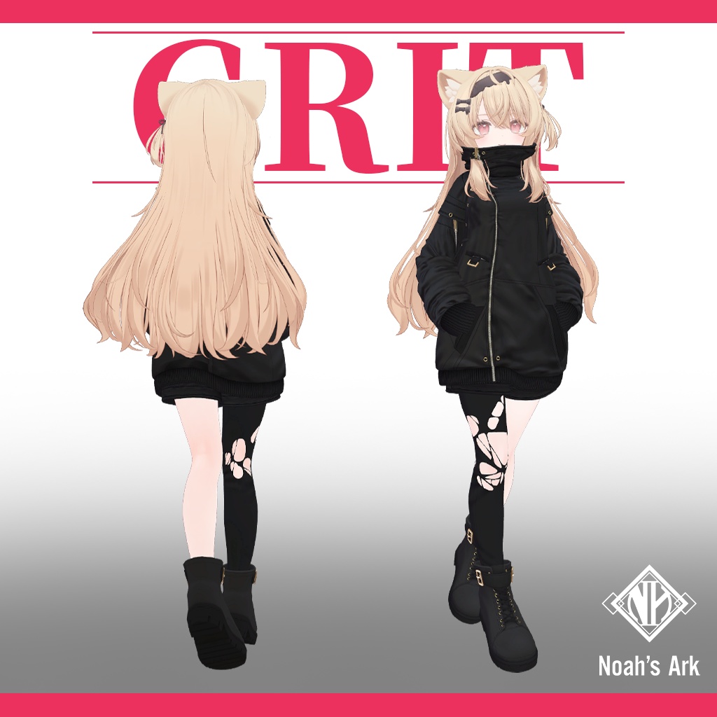 「エク」専用【3D衣装モデル】GRIT / グリット