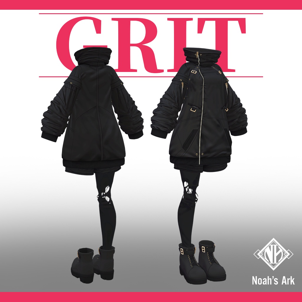 「ルミナ - LUMINA」専用【3D衣装モデル】GRIT / グリット