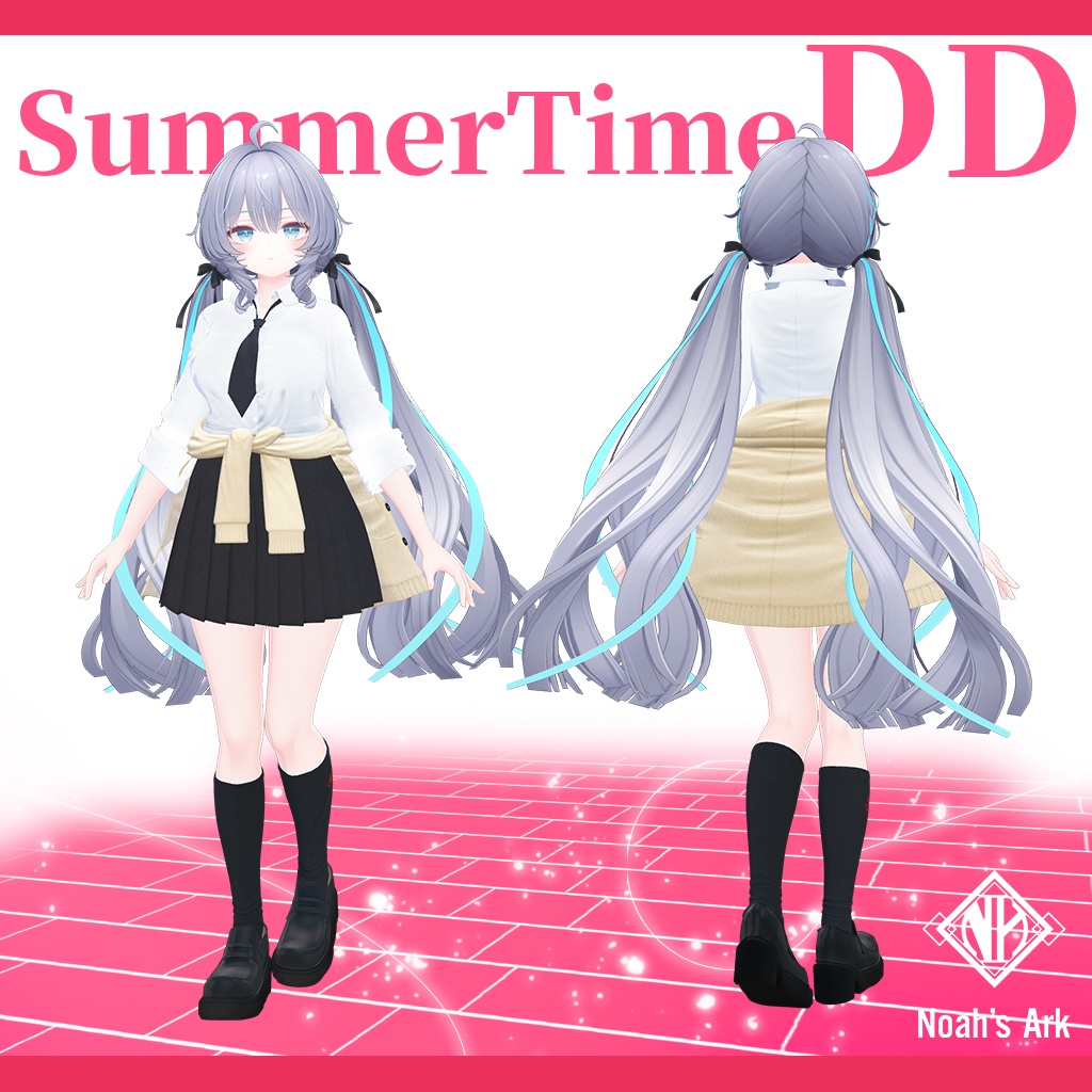 「ラムネ」専用【3D衣装モデル】夏制服/サマータイムDD