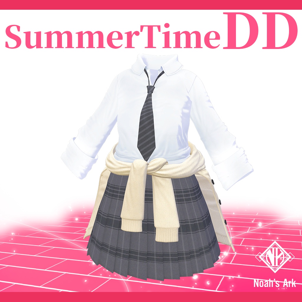 「Mayo / まよ」専用【3D衣装モデル】夏制服/サマータイムDD