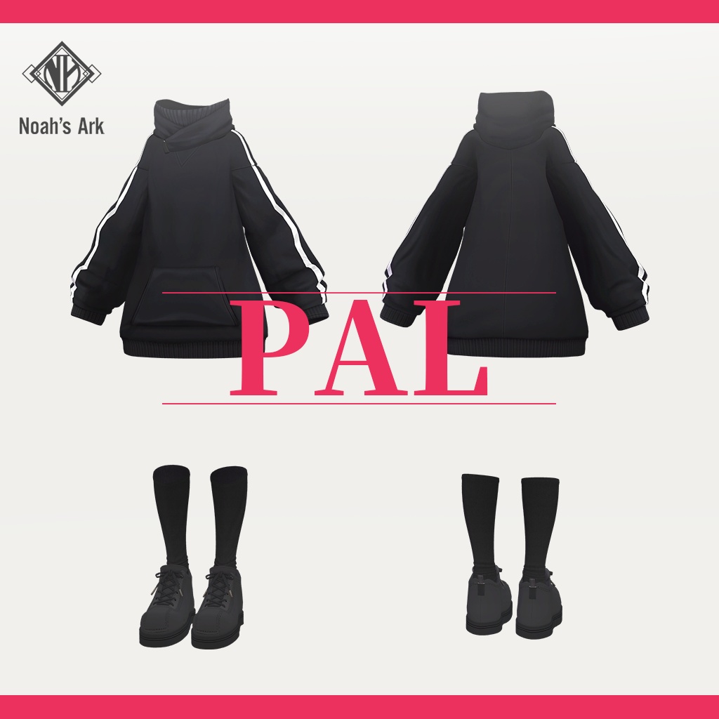 「ナナセ・ノワール」専用【3D衣装モデル】パル / PAL