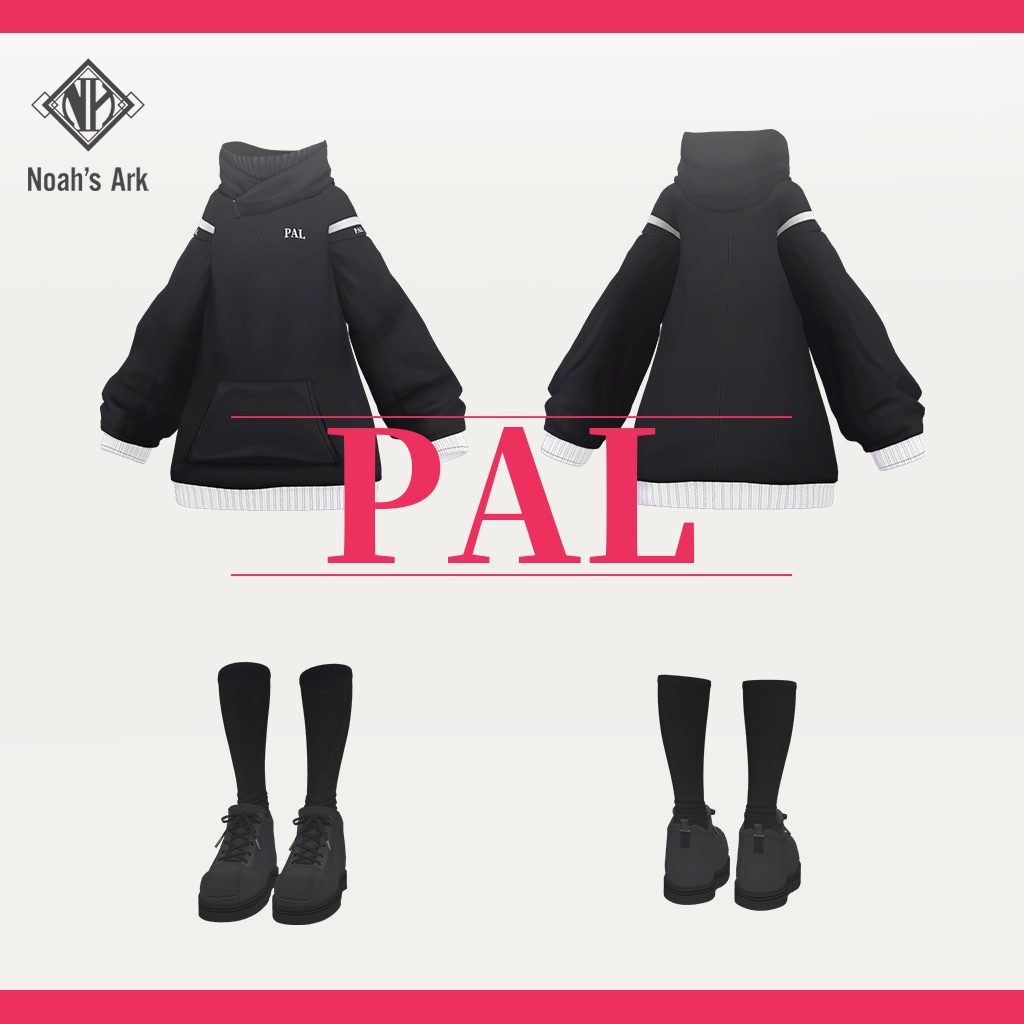 「ナナセ・ノワール」専用【3D衣装モデル】パル / PAL