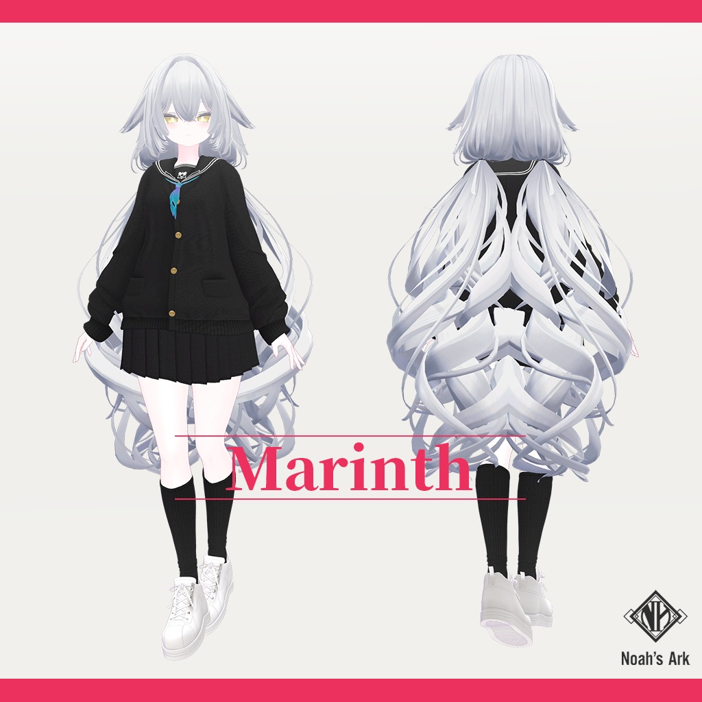 「ルルネ」専用【3D衣装モデル】マリンス / Marinth