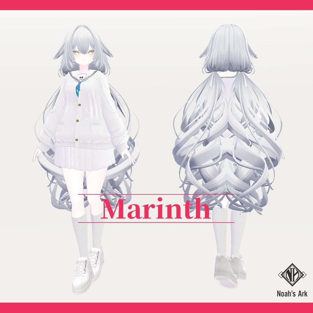 「ルルネ」専用【3D衣装モデル】マリンス / Marinth