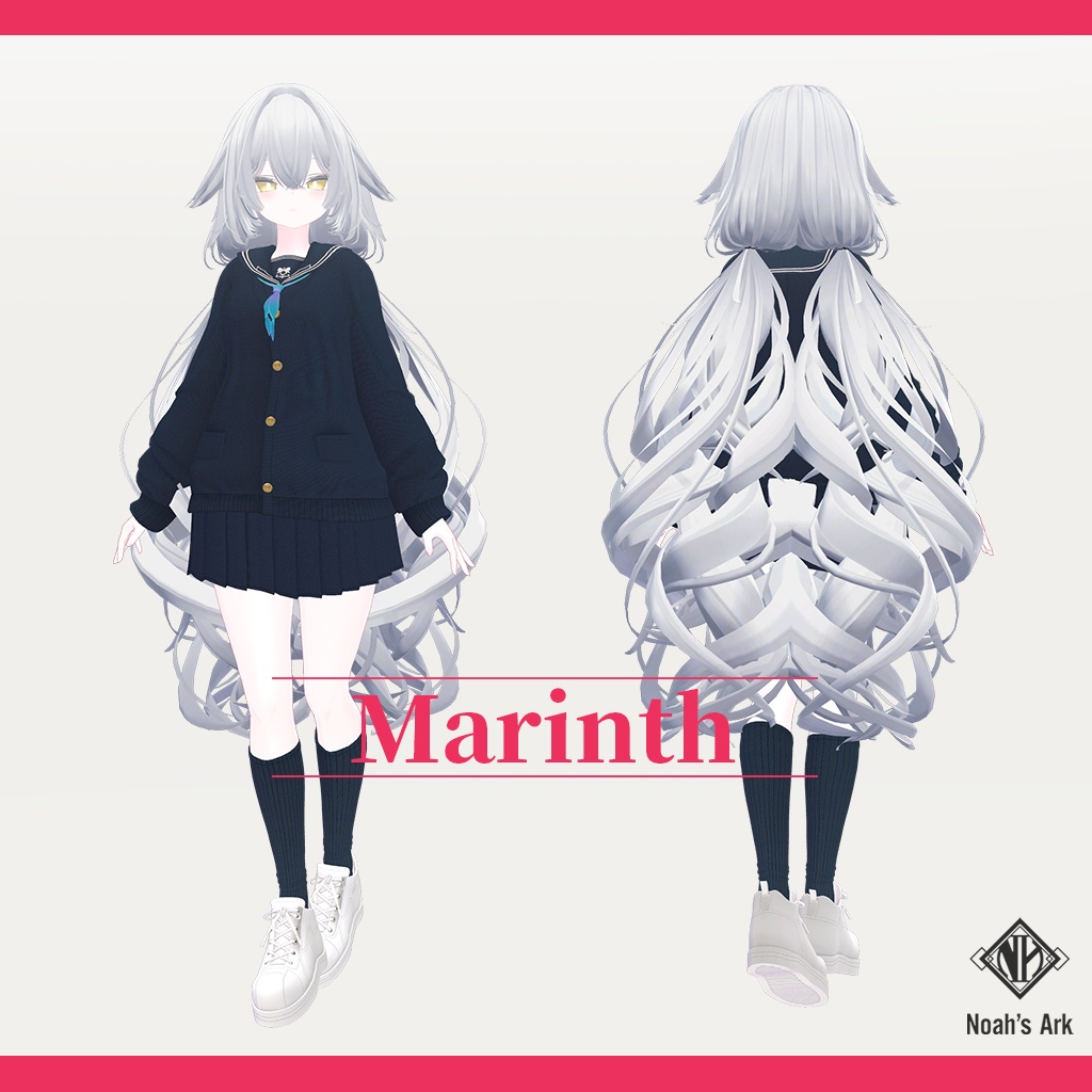 「ルルネ」専用【3D衣装モデル】マリンス / Marinth