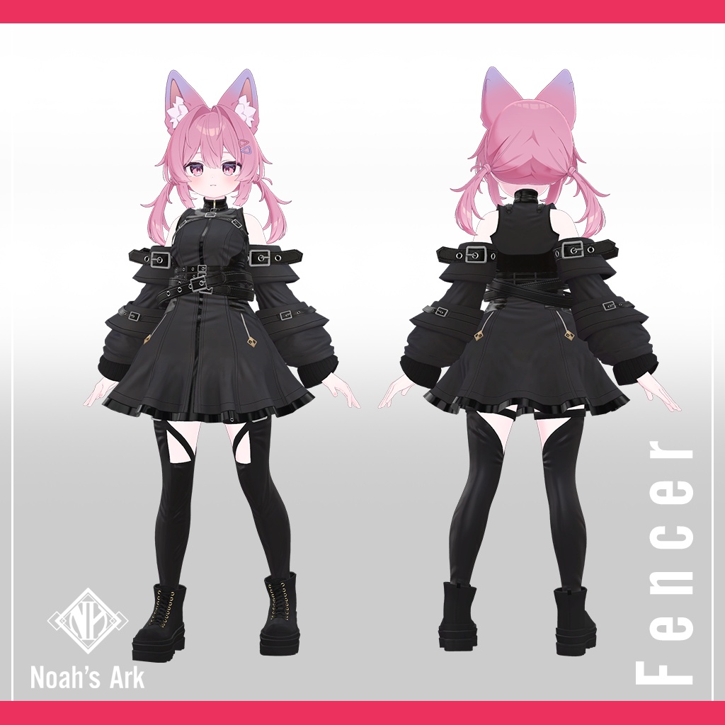 「プラム -Plum-」専用【3D衣装モデル】フェンサー / Fencer