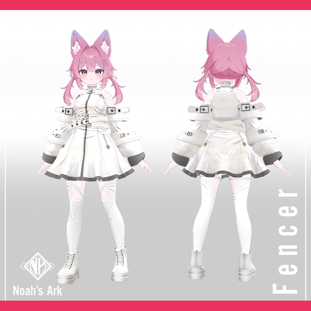 「プラム -Plum-」専用【3D衣装モデル】フェンサー / Fencer